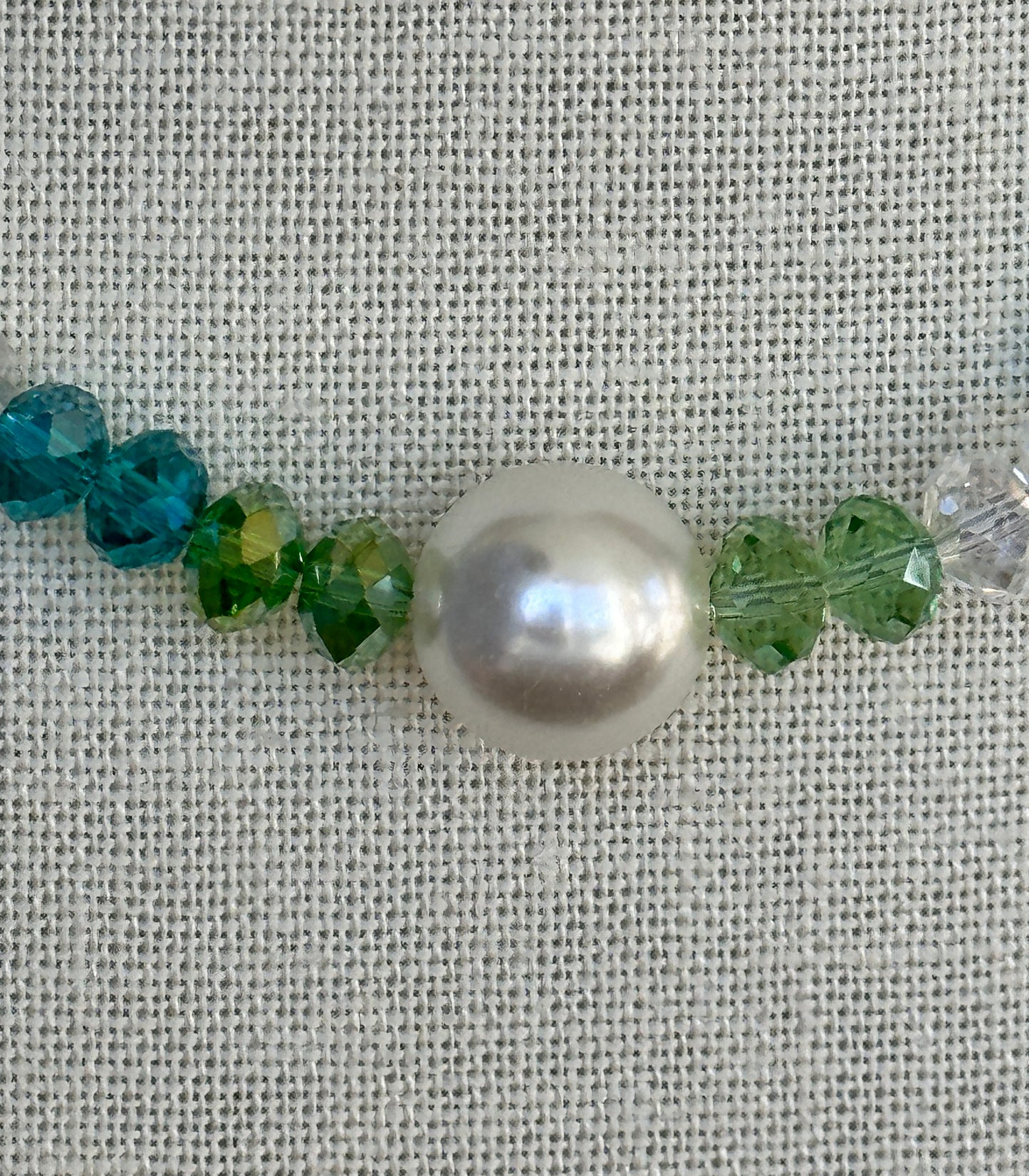 Crystal Mix Pearl Necklace