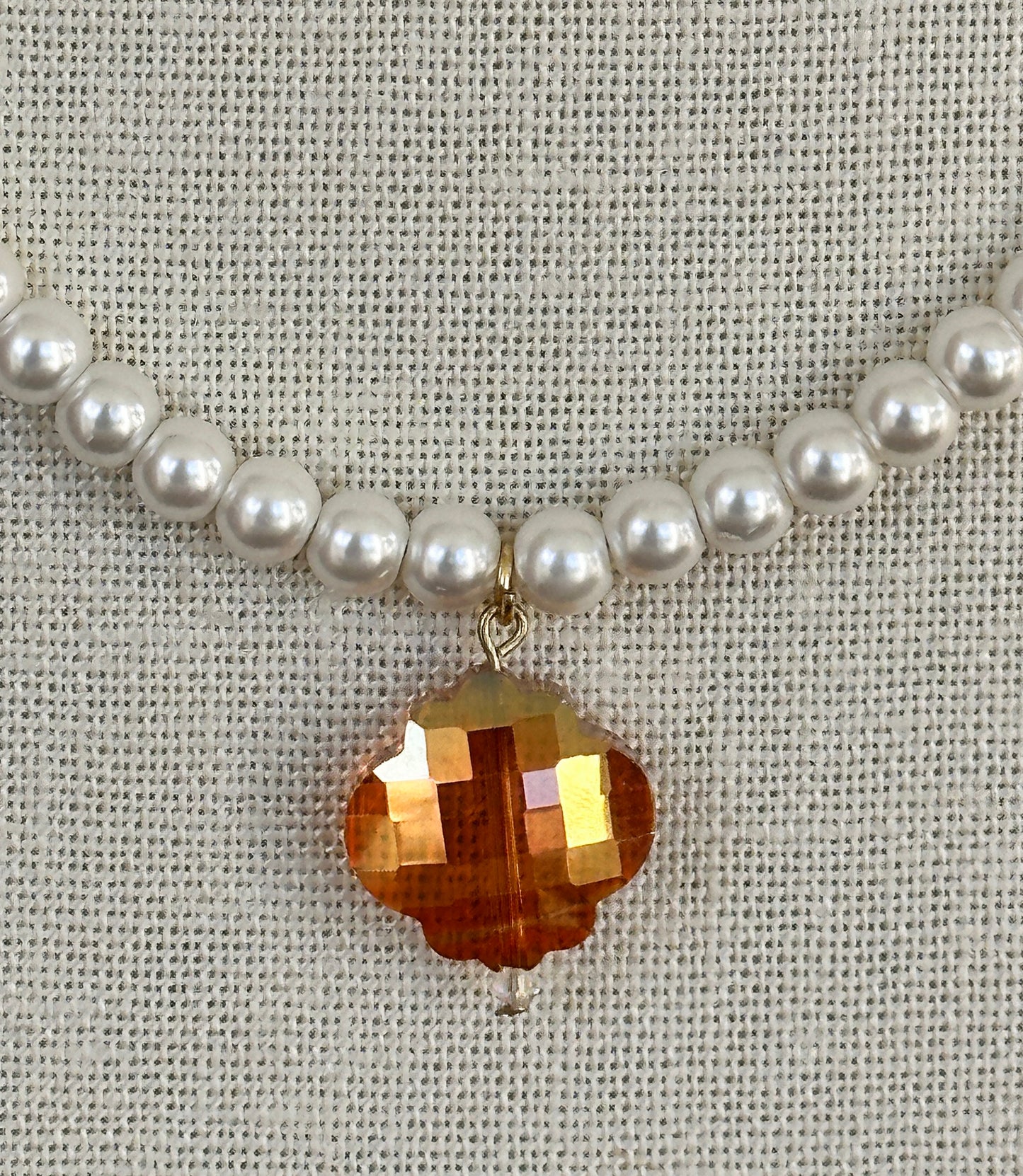 Sunset Pearl Necklace