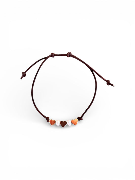 Sweet Trio Heart Bracelet